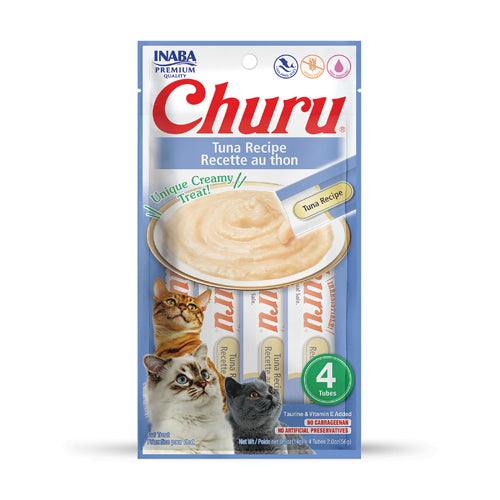 Inaba Churu 金枪鱼食谱奶油猫零食 56 克 - 保湿和营养