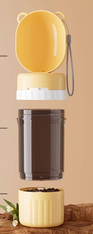 Portable Dog Water Bottle & Bowl | 2-in-1 Travel Cup for Dogs