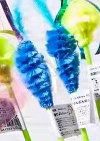 Duogeman Insect Sequin Feather Cat Wand – Colorful Interactive Toy