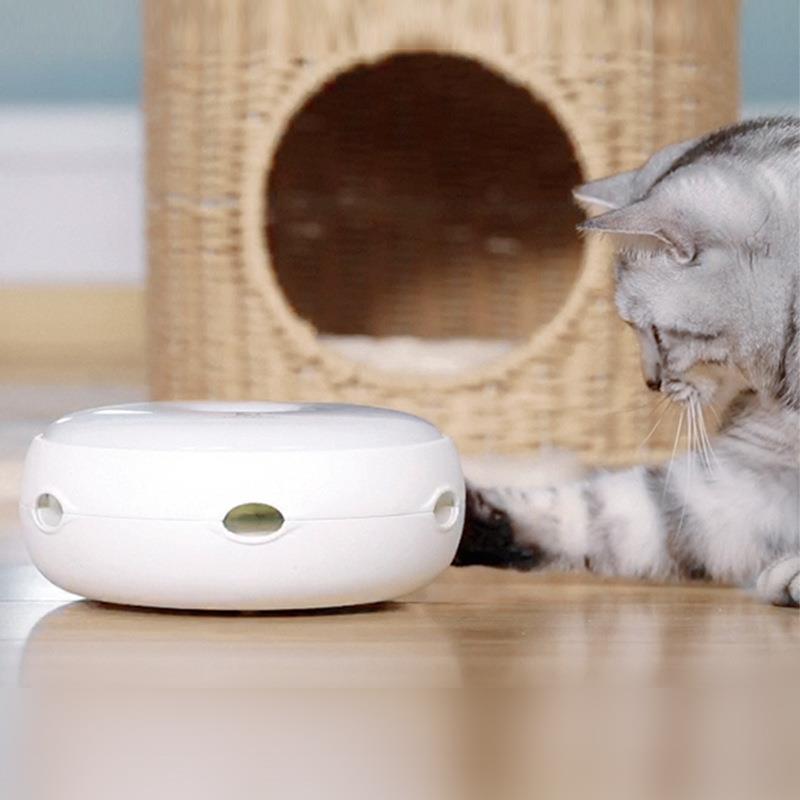 HomeRun Smart Cat Toy | Electric Tease Stick | Doughnut Turntable