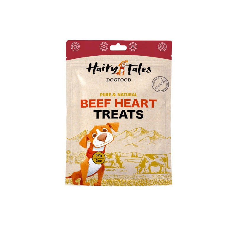 Hairy Tales Pet Food – Freeze-Dried Beef Heart 57g