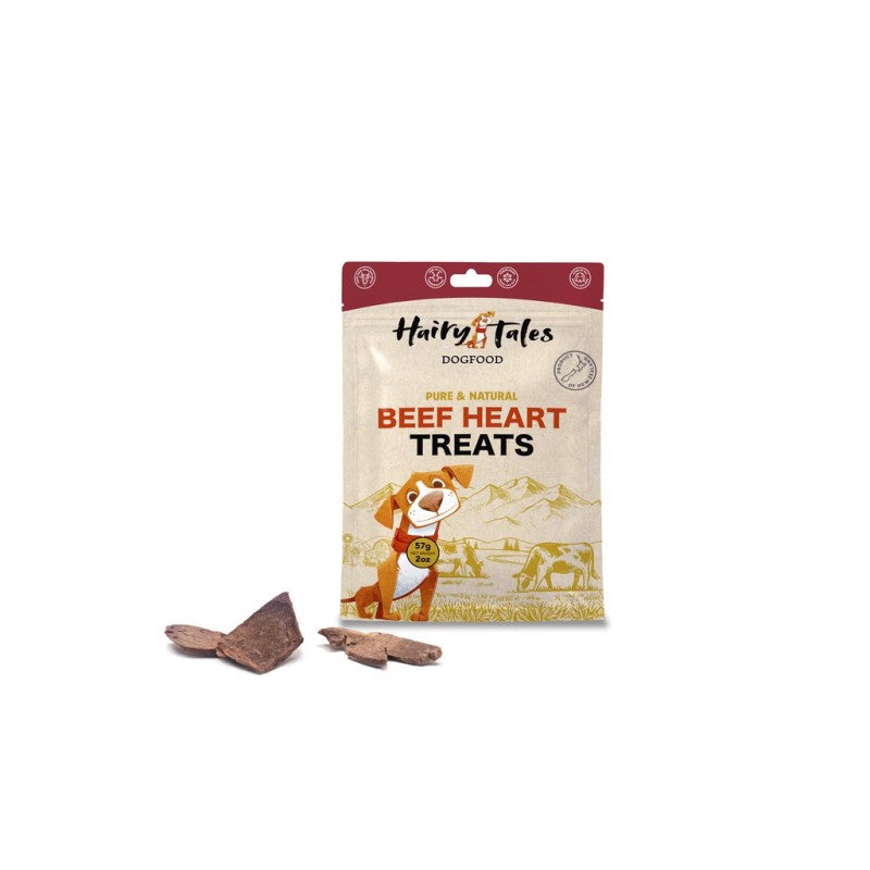 Hairy Tales Pet Food – Freeze-Dried Beef Heart 57g