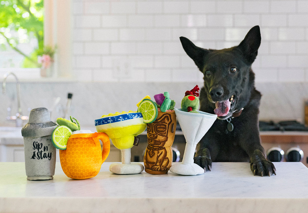 P.L.A.Y. Barktender Toy Collection - Cocktail-Inspired Dog Toys