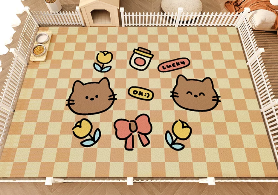 Pet Litter Mat & Door Mat | Thickened Waterproof Anti-Slip Cat & Dog Floor Mat