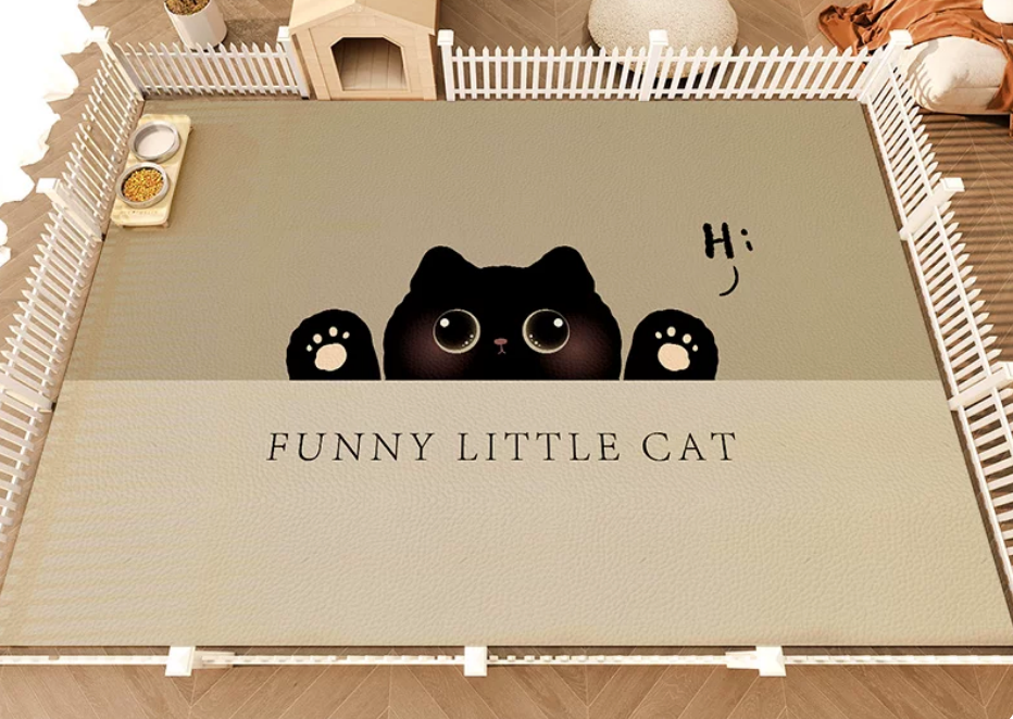 Pet Litter Mat & Door Mat | Thickened Waterproof Anti-Slip Cat & Dog Floor Mat