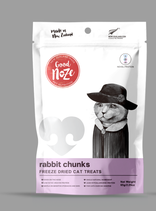 Good Noze Cat Treat Rabbit Chunks 65g