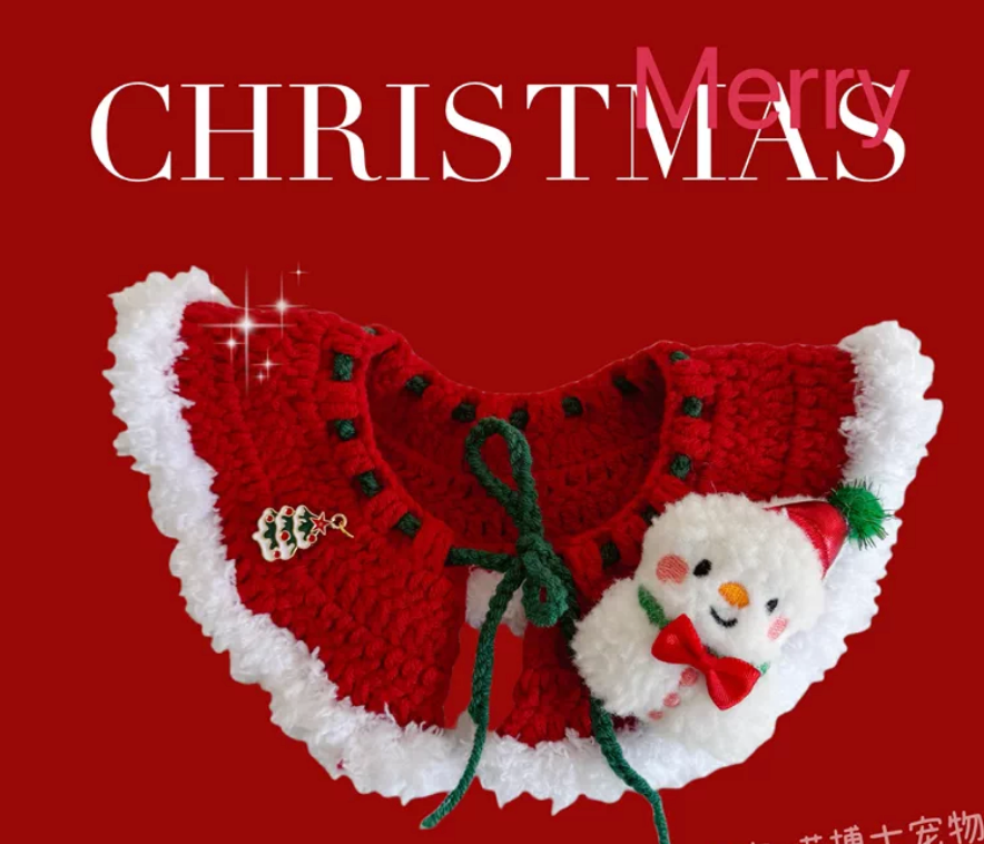 Christmas Pet Collar for Cats & Small Dogs