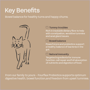 Fourflax Probiotics for Cats