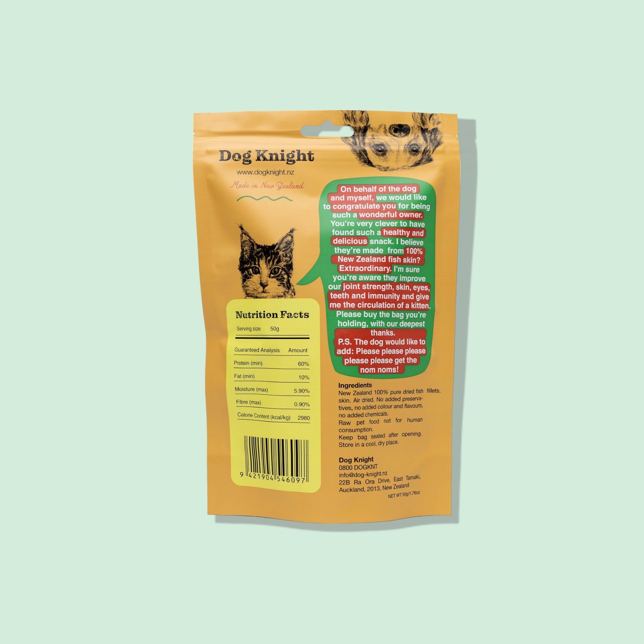 Air Dried NZ Deep-Water Fish Skin Twists 6pcs - Omega-3 Rich Treats for Dogs - PAWS CLUB PET STORE