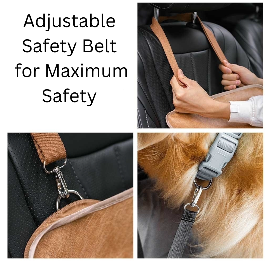 Pet Car Seat & Travel Carrier for Dogs & Cats