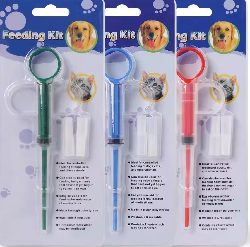 Animal Feeding Kit | Bottle & Teats for Dogs, Cats & Baby Animals