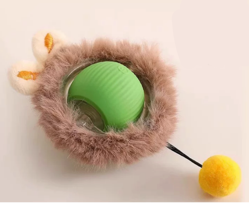Smart Automatic Teasing Ball – Interactive Self-Playing Pet Toy