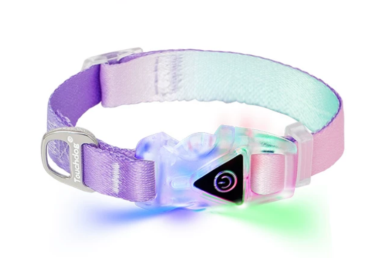 Touchdog LED Light-Up Dog Collar – Glow-in-the-Dark, Adjustable