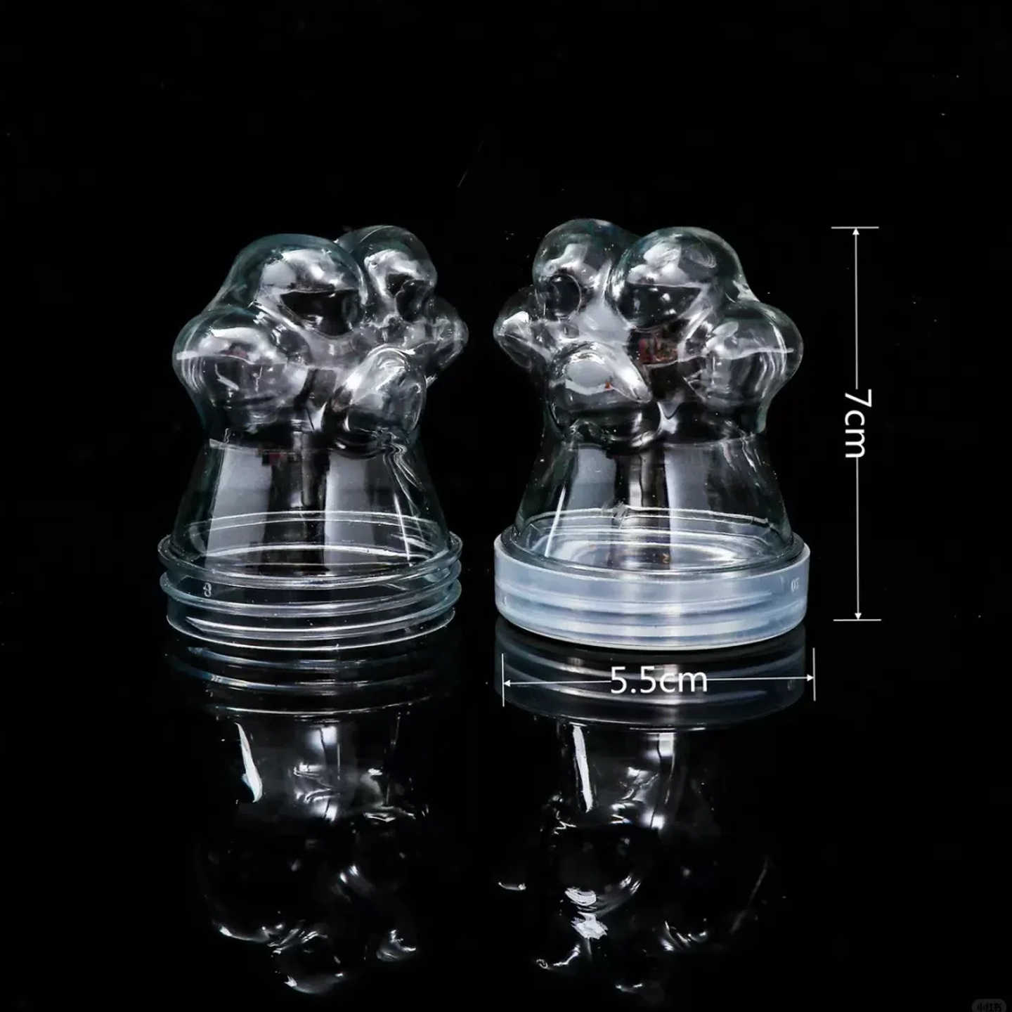 Cat & Dog Hair Keepsake Bottle | Paw Capsule Design | Lucky Charm Pet Accessory