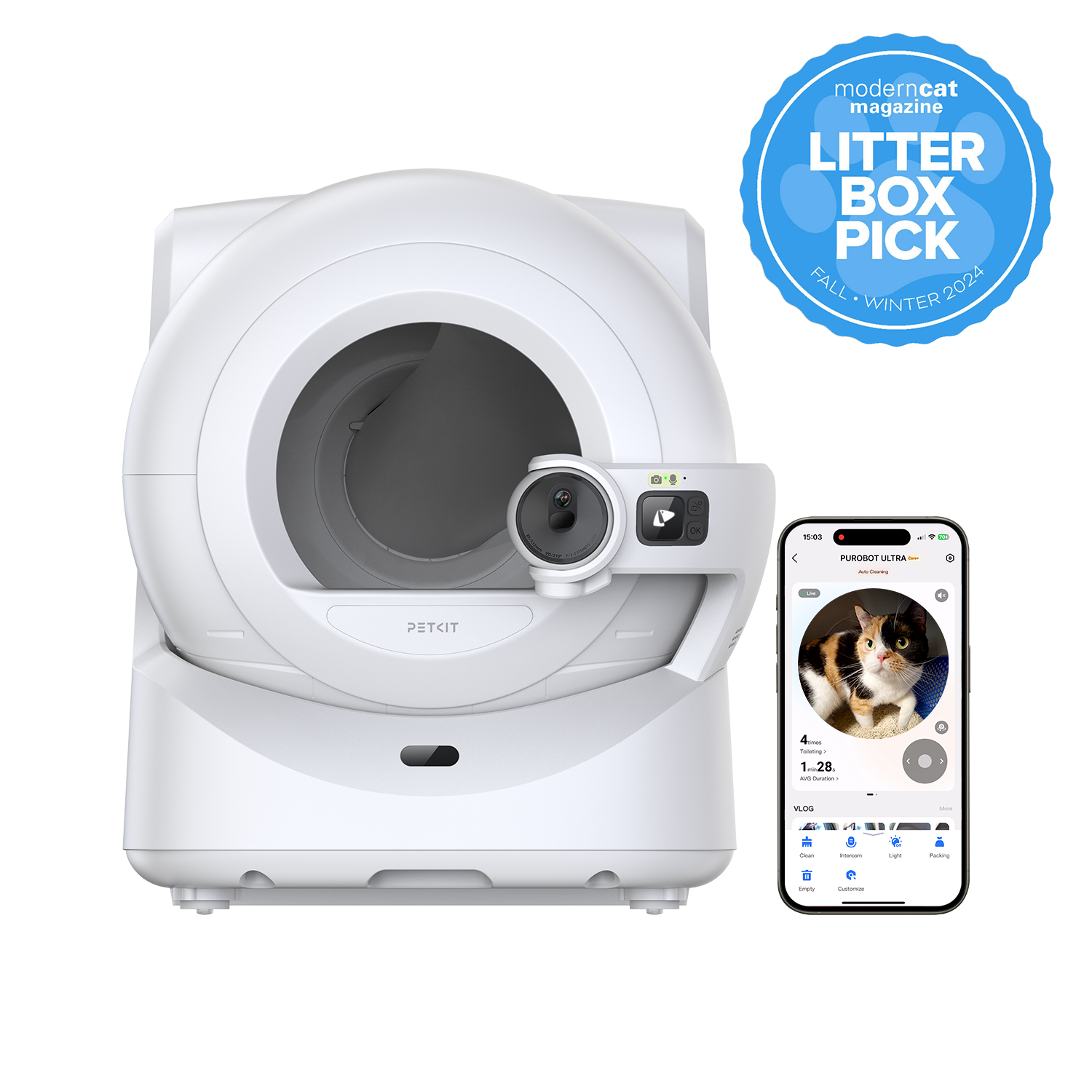 PETKIT PUROBOT ULTRA AI-powered Cat Litter Box with Health Tracking