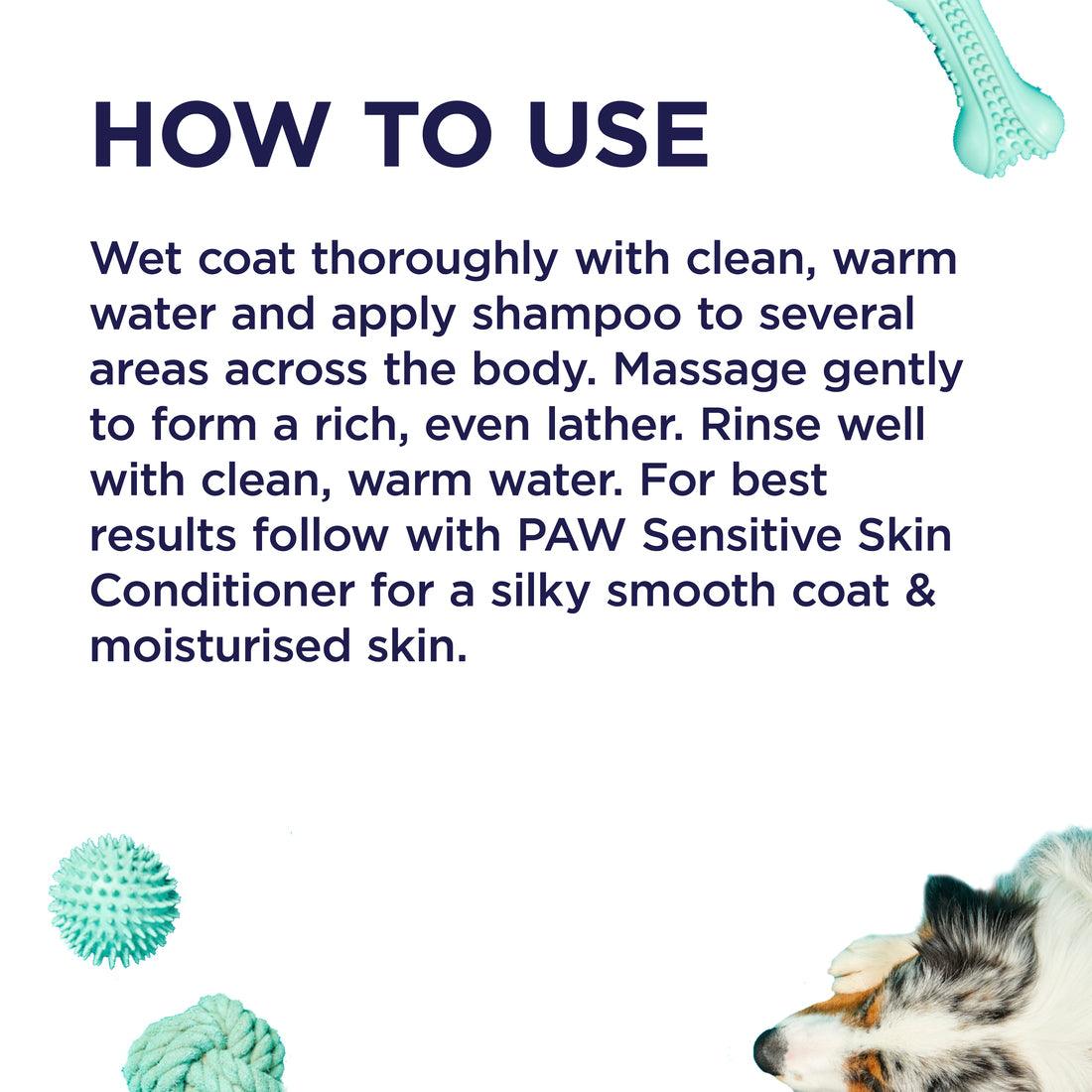 Blackmores PAW Sensitive Dog Shampoo for Fragile Skin - PAWS CLUB