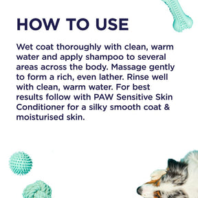 Blackmores PAW Sensitive Dog Shampoo for Fragile Skin - PAWS CLUB
