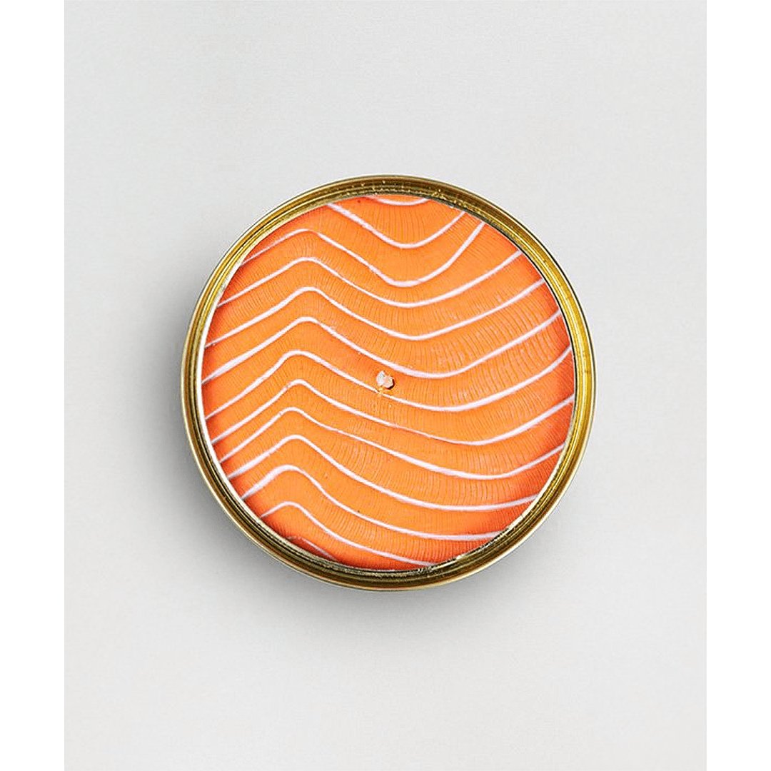 CandleCan Orange Salmon - Unique & Handcrafted Decorative Candle - PAWS CLUB