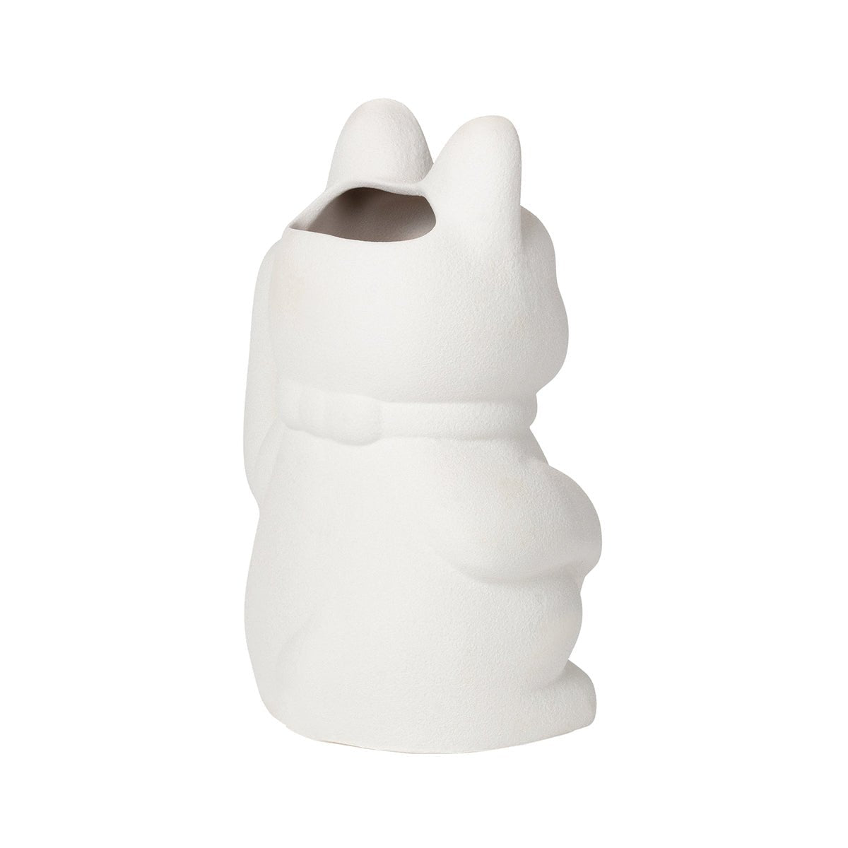 Elegant Neko White Vase: A Touch of Japanese Charm - PAWS CLUB