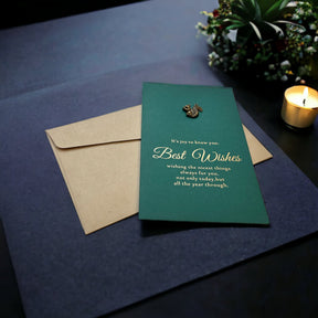 Festive Elegance Christmas Card - Key & Squirrel - PAWS CLUB