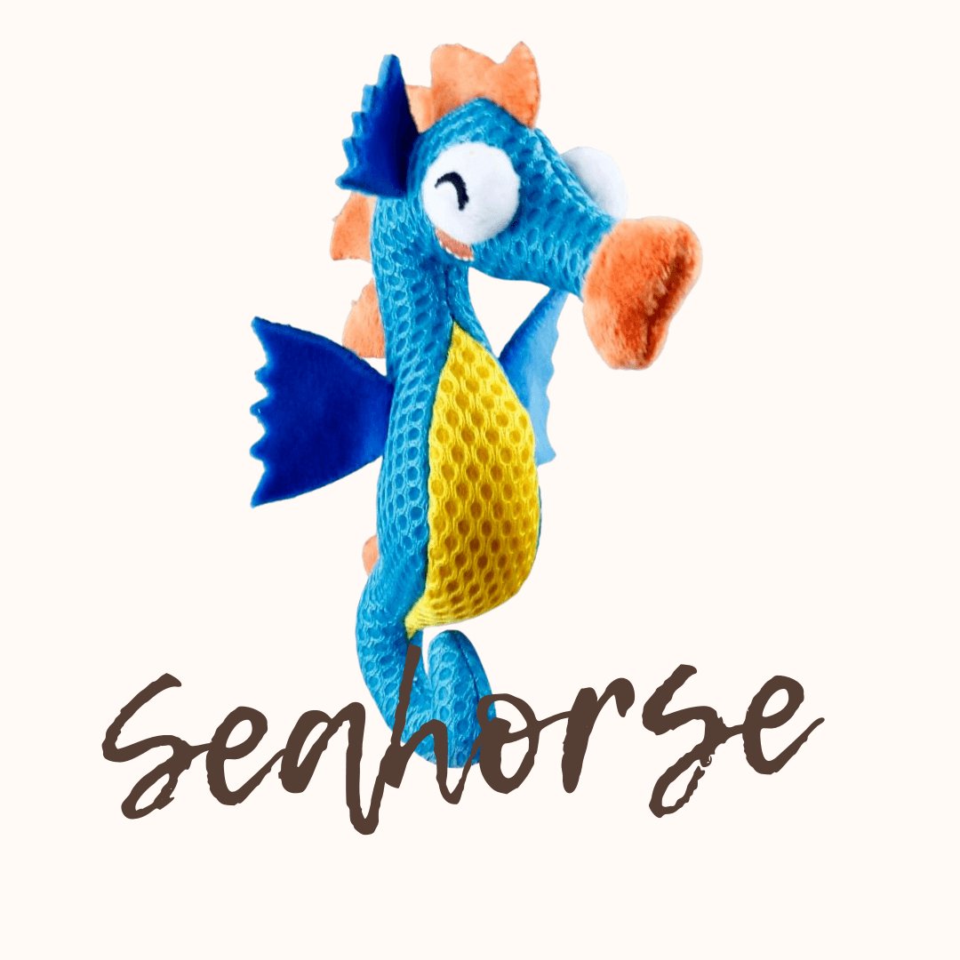 GiGwi Dental Mesh Seahorse Catnip Cat Toy - PAWS CLUB