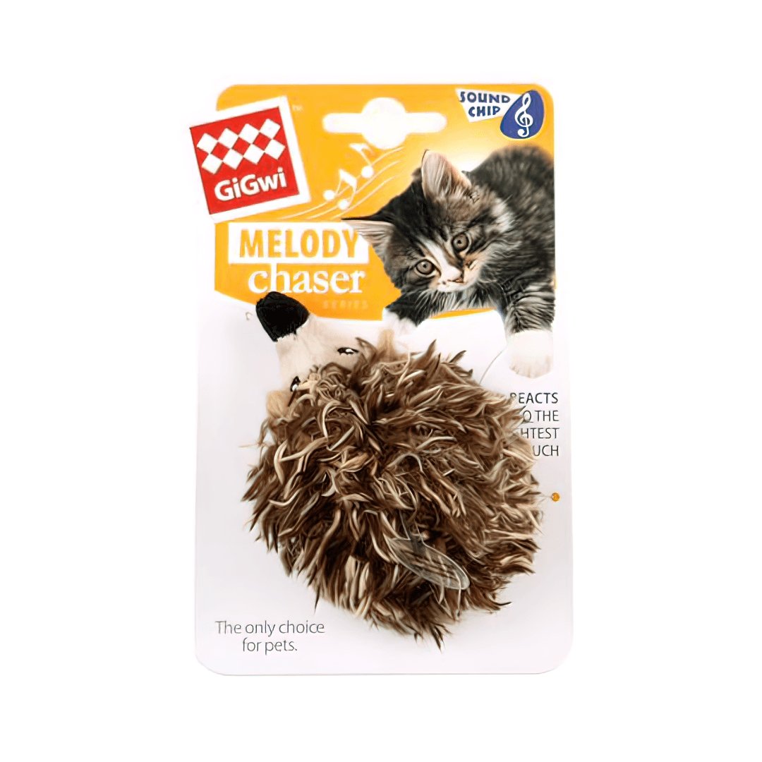 GiGwi Melody Chaser Cat Toy - Hedgehog - PAWS CLUB