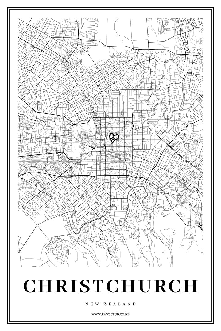 PAWS CLUB Exclusive Christchurch Digital Map - Free Download! - PAWS CLUB