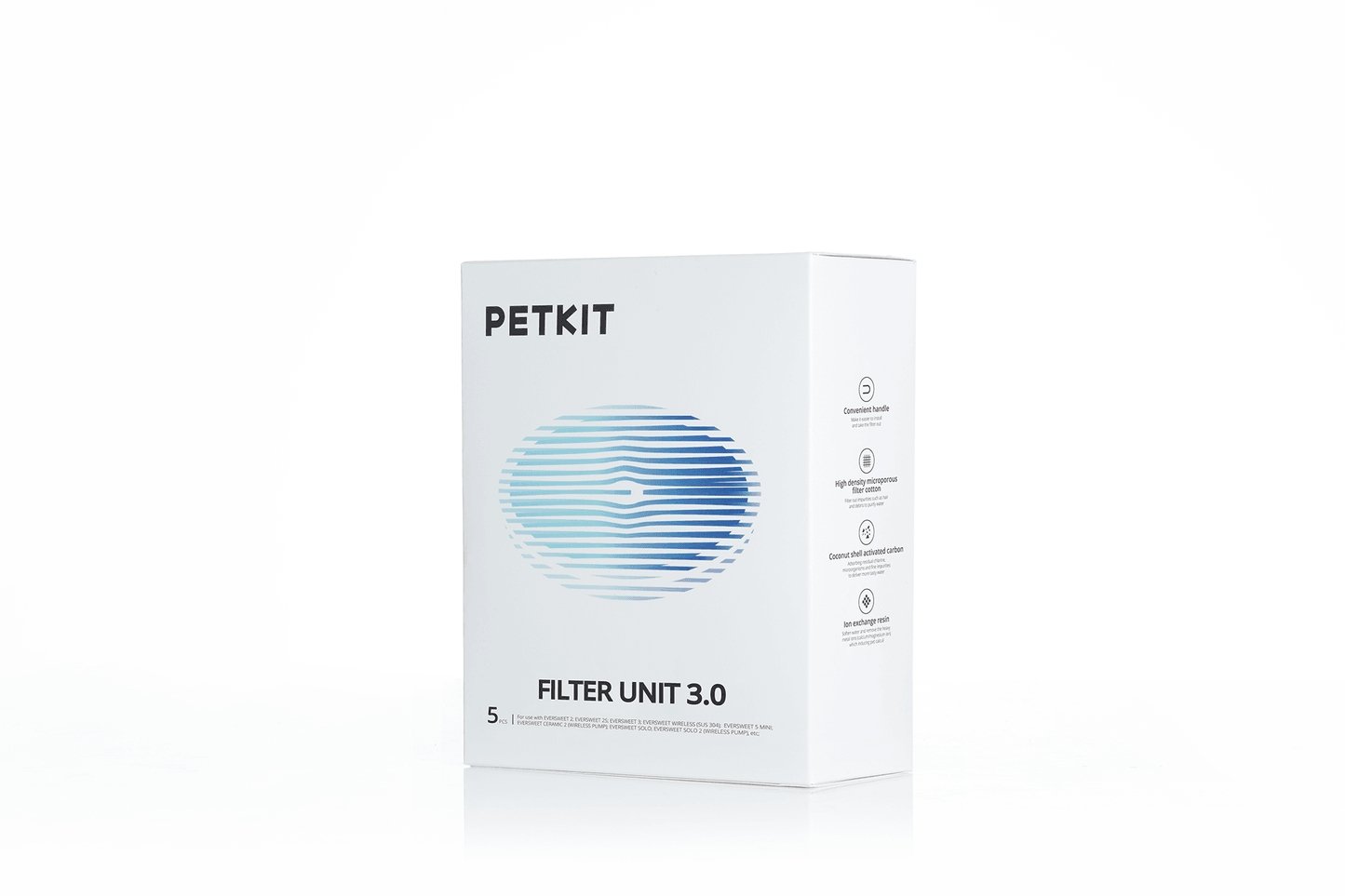Petkit Smart Water Fountain Filter 3.0 (5 Pieces) - PAWS CLUB