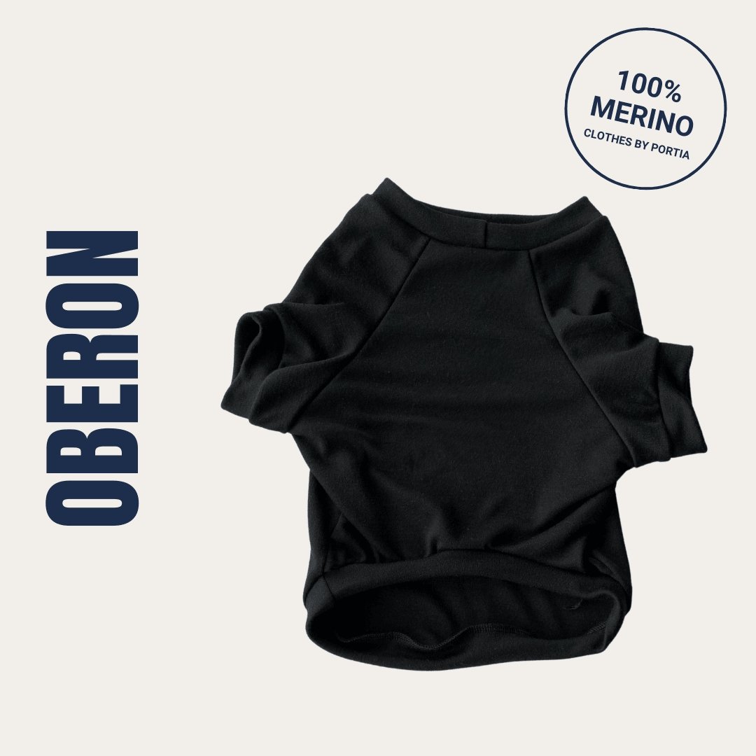 Premium Merino Wool Dog T-Shirt Oberon - Luxurious & Breathable Canine Apparel - PAWS CLUB