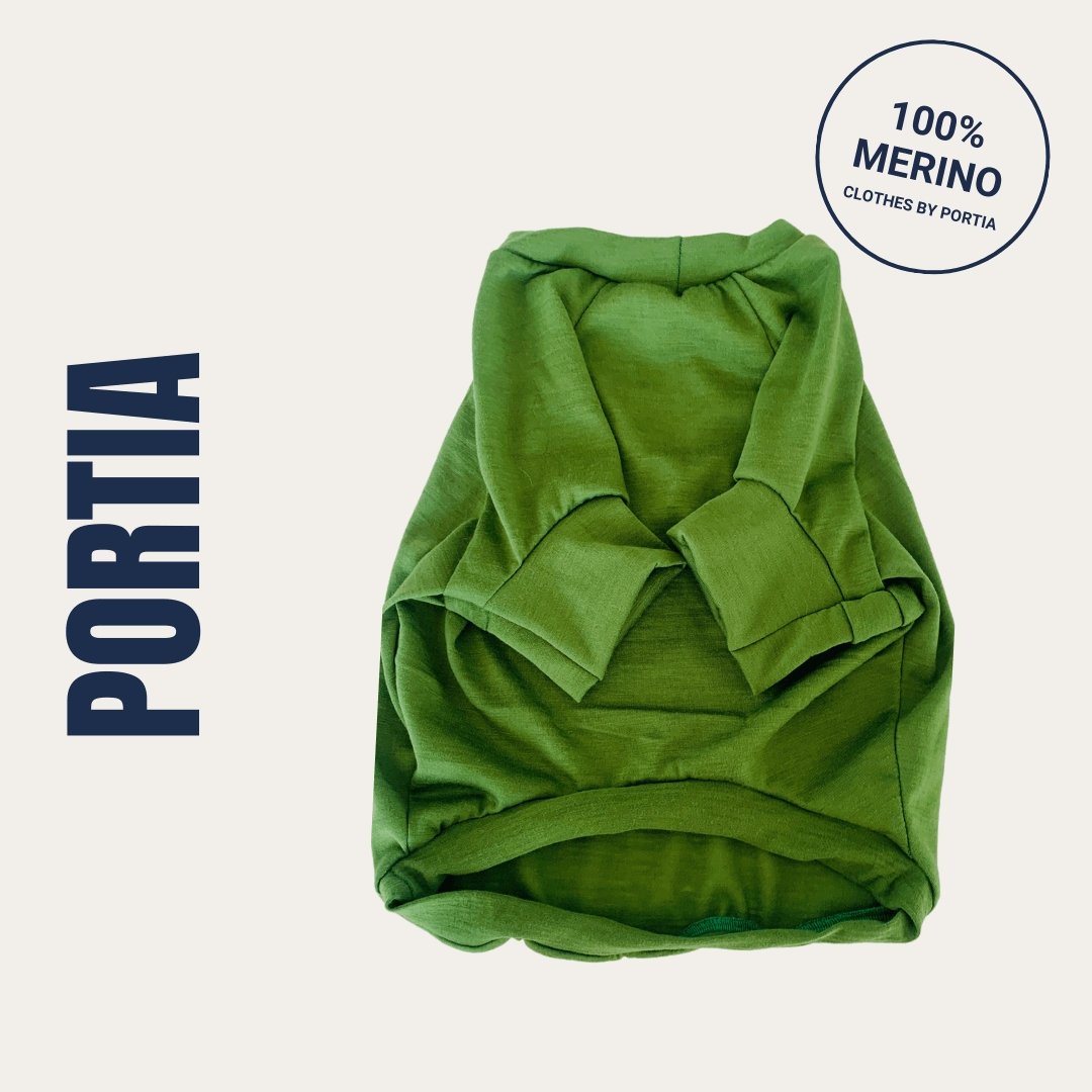 Premium Merino Wool Dog T-Shirt Portia - Luxurious & Breathable Canine Apparel - PAWS CLUB