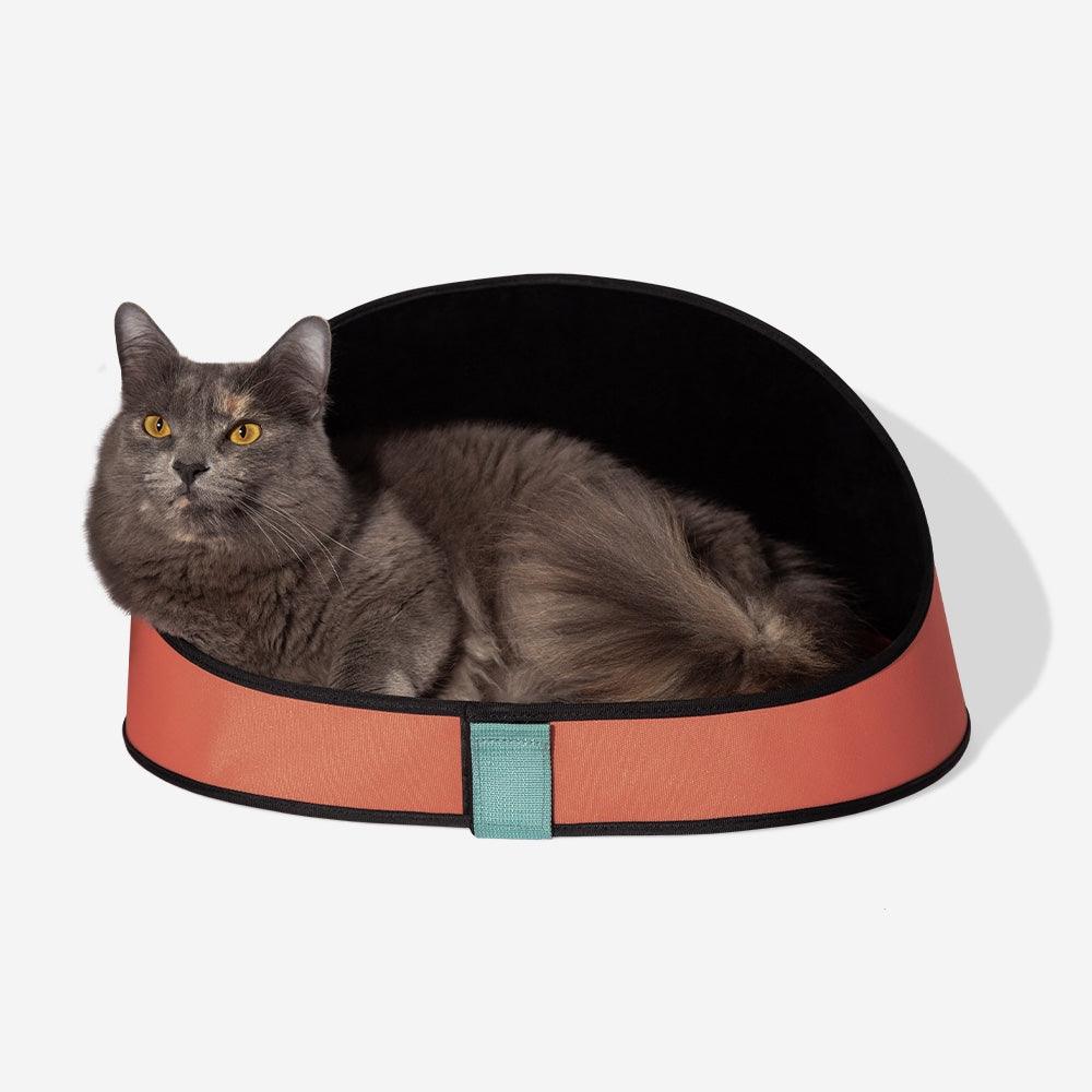 Zee Cat Bed - TERRACOTTA - PAWS CLUB