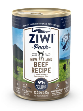 ZIWI Peak Grass-Fed Beef Wet Dog Food - Natural & Nutritious Recipe for All Life Stages - PAWS CLUB